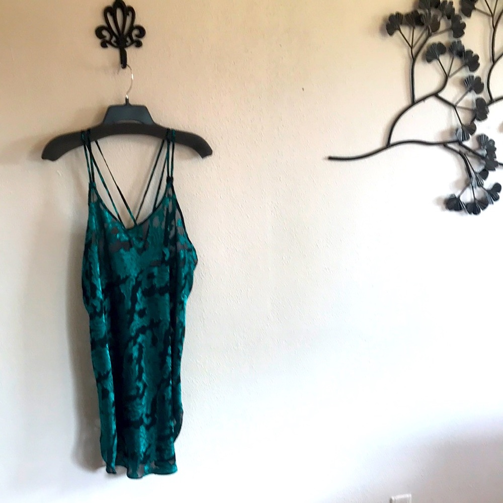 43)Inner Most Emerald on black nightie. Beautiful!